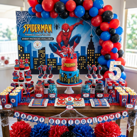 Super-Hero Lab: Mesas de Dulces con Poderes de Autor 🦸♂️⚡