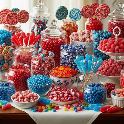 Mesa de Dulces Bicolor 🎨🍬