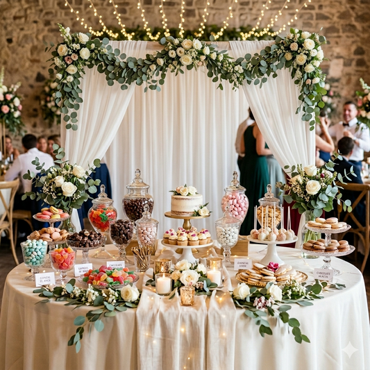 Mesas de Dulces de Autor para tu Boda 🥂💍