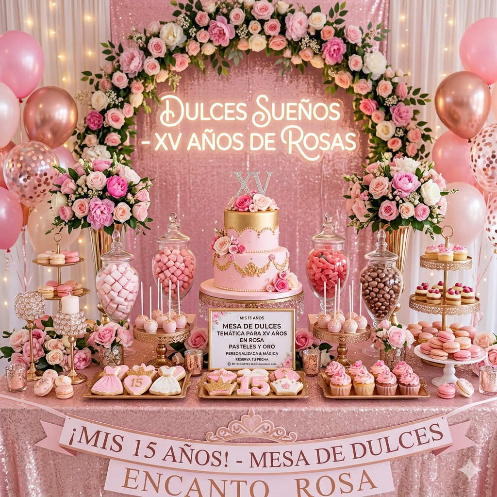 La Mesa de Dulces que Tu Fiesta Merece 👑💎