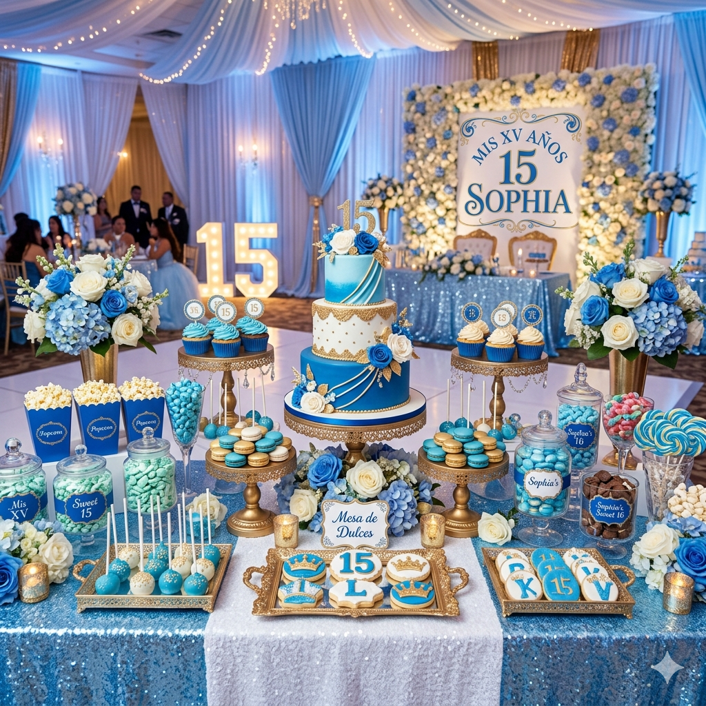 La Mesa de Dulces que Tu Fiesta Merece 👑💎