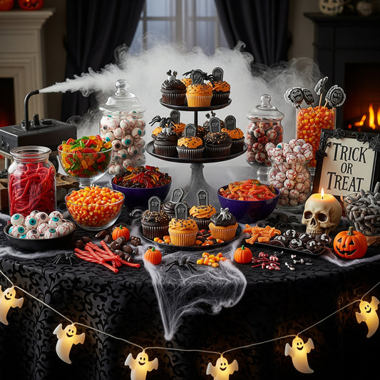 Mesas de Dulces de Halloween de Alta Gama 🧛‍♂️🎃